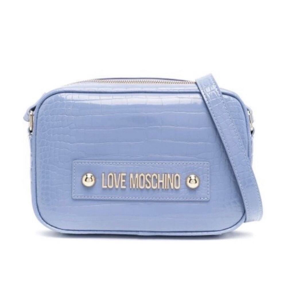Love Moschino - Women's Blue Faux-leather Crossbody Bag/ NWT